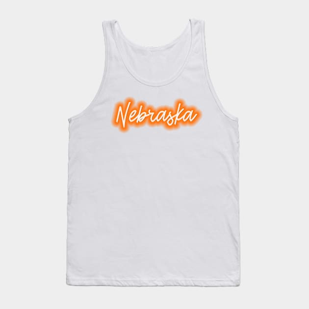 Nebraska Tank Top by arlingjd